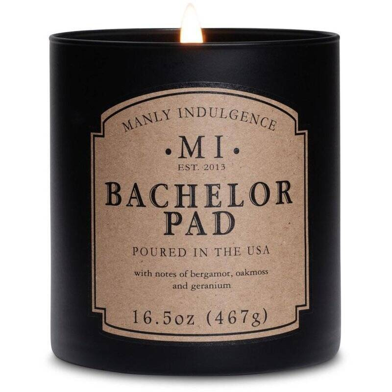 Colonial Candle soy scented candle in glass 16.5 oz 467 g - Bachelor Pad