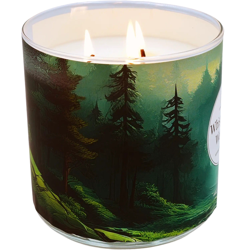 Candle World soy scented candle 3 wicks forest Whispering Woods 460 g