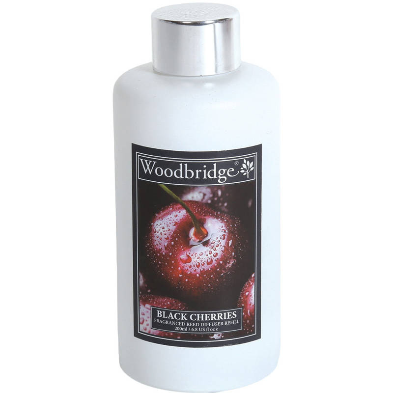 Uzupełnienie do patyczków zapachowych Wiśnia wkład refill płyn Black Cherries Woodbridge 200 ml