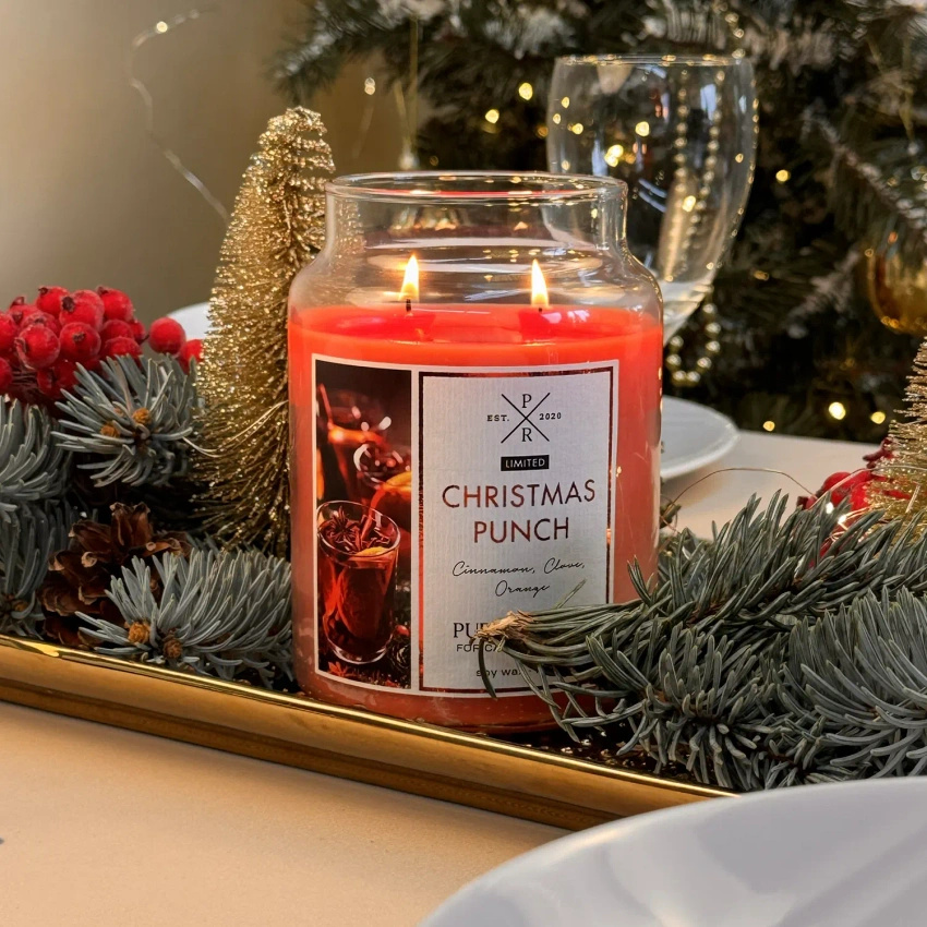 Duftkerze Weihnachten Christmas Punch Purple River 623 g