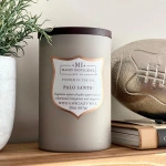 Soy scented candle for men Palo Santo Colonial Candle