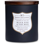 Sojowa świeca zapachowa męska drewniany knot Colonial Candle - Black Pine Oak Moss