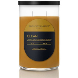 Pánská vonná svíčka sojová Clean Colonial Candle