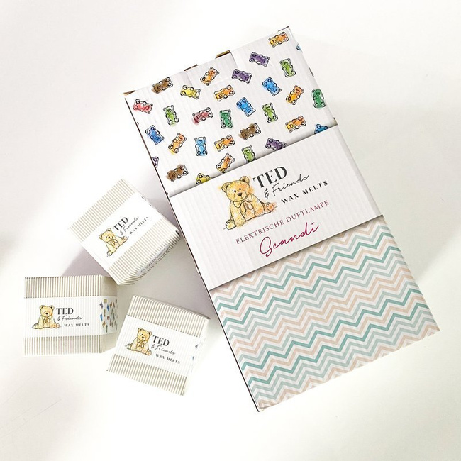 Cire parfumée de soja nounours - Cucumber Melon Ted Friends