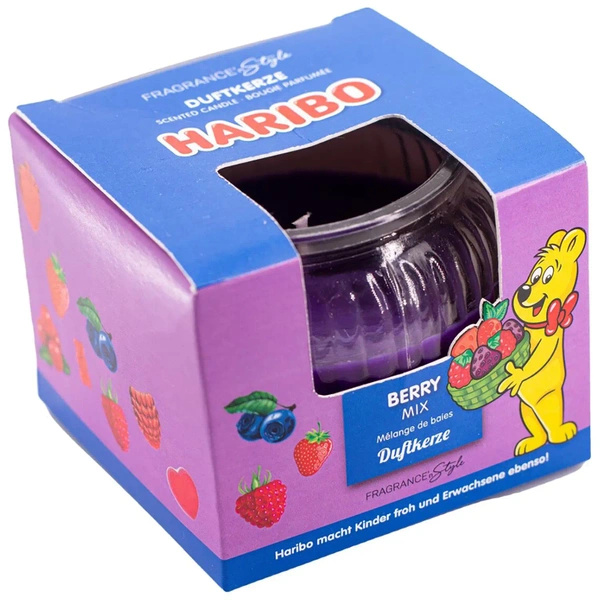 Duftkerze im Glas Haribo Beeren gummibärchen - Berry Mix