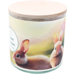 Candle World velikonoční sójová vonná svíčka 3 knoty Easter Bunnies 460 g