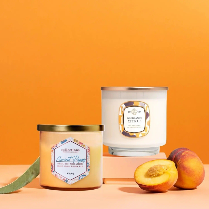 Luxuriöse Duftkerze Oroblanco Citrus Colonial Candle