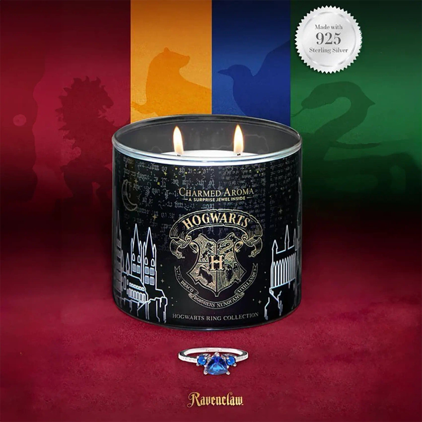 Šperková svíčka Charmed Aroma Harry Potter Prsten z Havraspáru Bradavice
