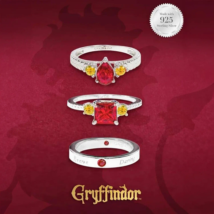 Charmed Aroma jewelry candle Harry Potter Hogwarts Gryffindor Ring
