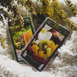 Cera profumata alla frutta Frutti Tropicali Woodbridge Candle 68 g