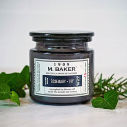 Barattolo farmacia candela profumata alla soia 396 g Colonial Candle M Baker - Rosemary Ivy
