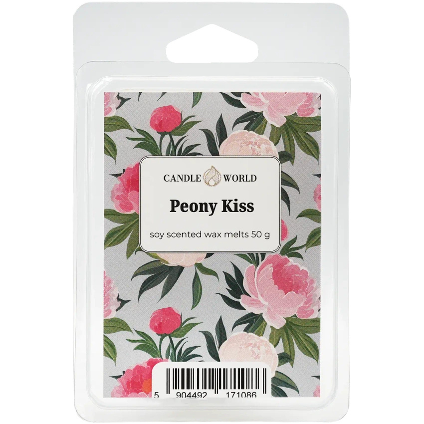 Candle World cera perfumada de soja Peony Kiss 50 g