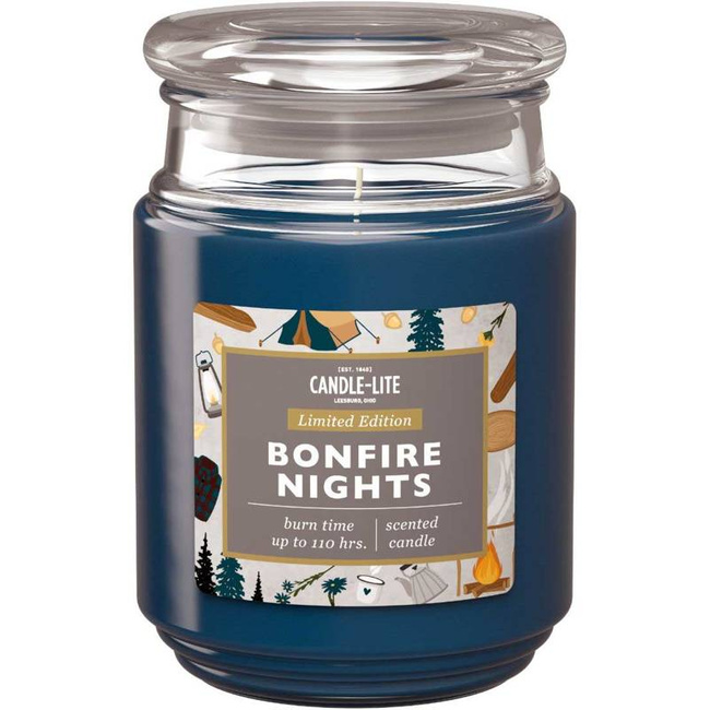 Vela aromática natural Bonfire Nights Candle-lite