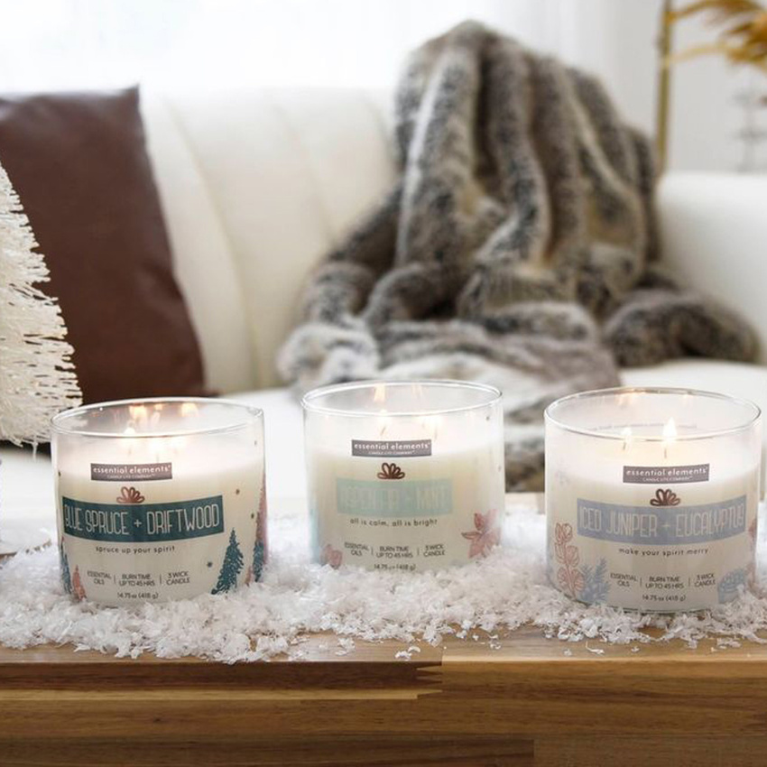 Duftkerze Weihnachten Blue Spruce Driftwood Candle-lite