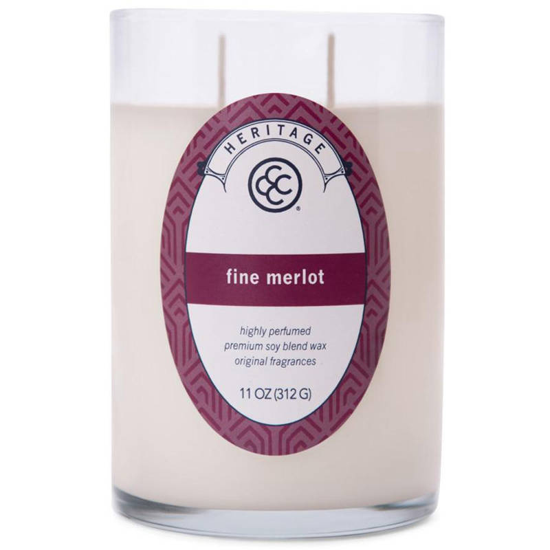 Candela profumata alla soia Fine Merlot Colonial Candle