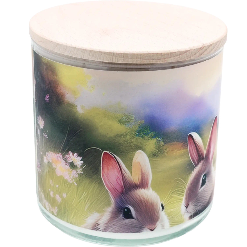 Candle World velikonoční sójová vonná svíčka 3 knoty Easter Bunnies 460 g