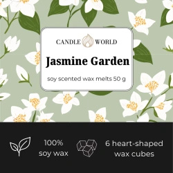 Candle World cera profumata di soia Jasmine Garden 50 g Gelsomino