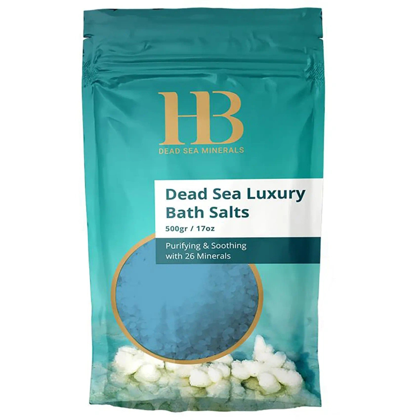 Sal de baño natural del Mar Muerto y aceites de Lavanda orgánicos 500 g Health & Beauty