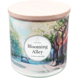 Candle World sojová vonná svíčka 3 knoty Blooming Alley 460 g Jasmínová konvalinka