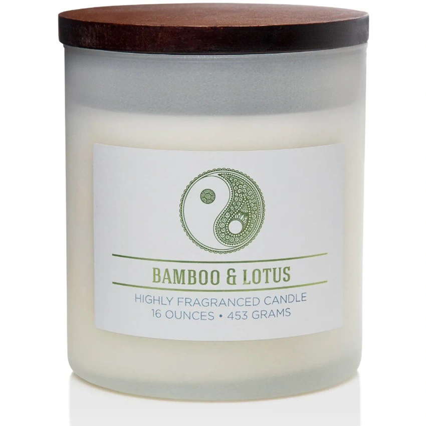 Natürliche Soja-Duftkerze im Glas Colonial Candle 16 oz 453 g – Bamboo Lotus