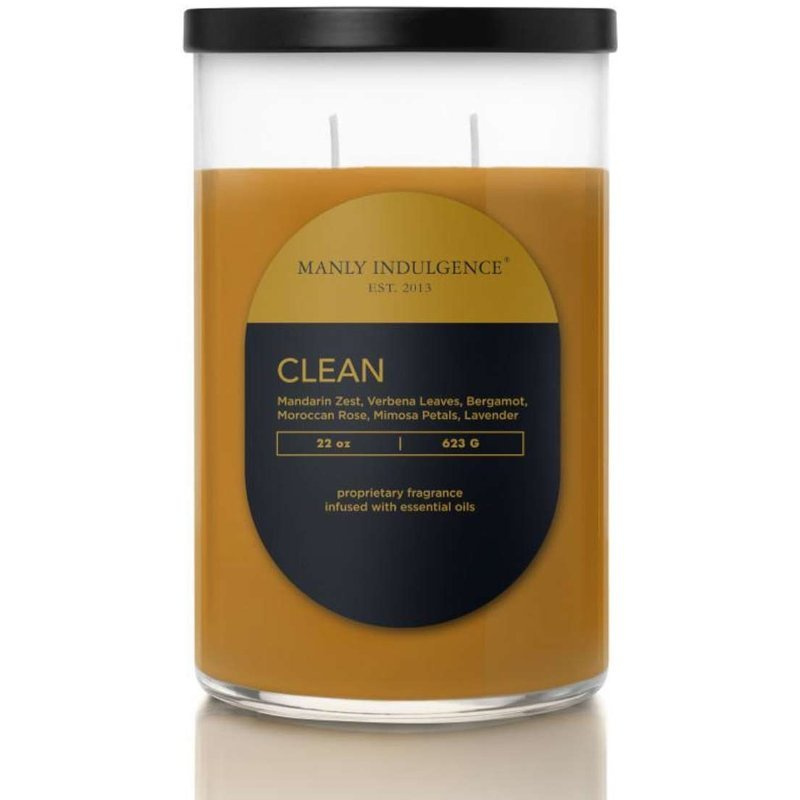 Männer Duftkerze aus sojawachs Clean Colonial Candle
