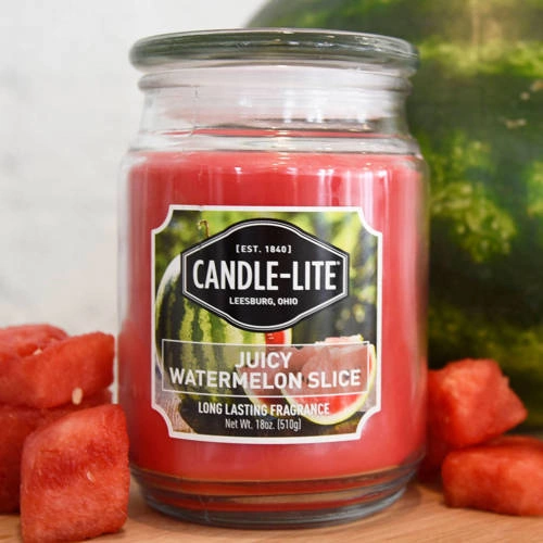 Bougie parfumée naturelle Juicy Watermelon Slice Candle-lite