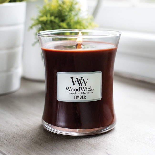 WoodWick Core Medium świeca zapachowa sojowa w szkle ~ 100 h - Redwood