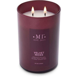 Colonial Candle Verfijnde sojageurkaars voor heren in glas 22 oz 623 g - Velvet Moss