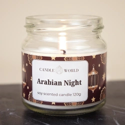 Candle World vela perfumada de soja arábiga tarro Arabian Night 120 g 