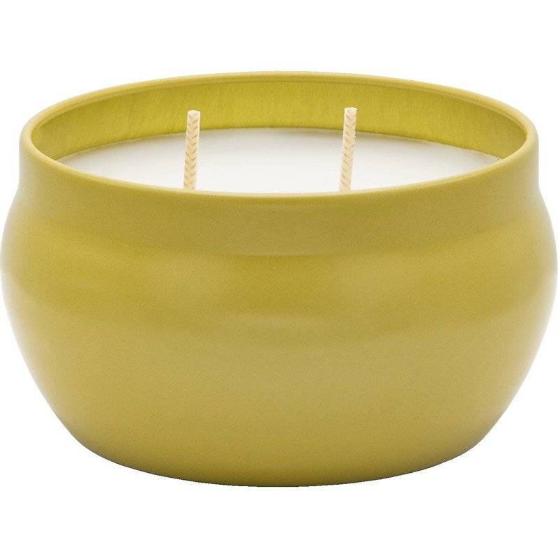 Bougie parfumée dans une boîte en métal avec deux mèches Jasmine Santal Candle-lite 177 g