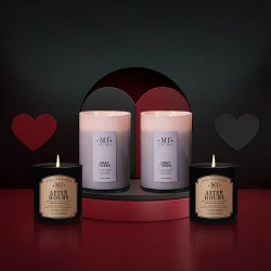 Colonial Candle Sophisticated Candela profumata alla soia da uomo in vetro 22 oz 623 g - Tweed grigio