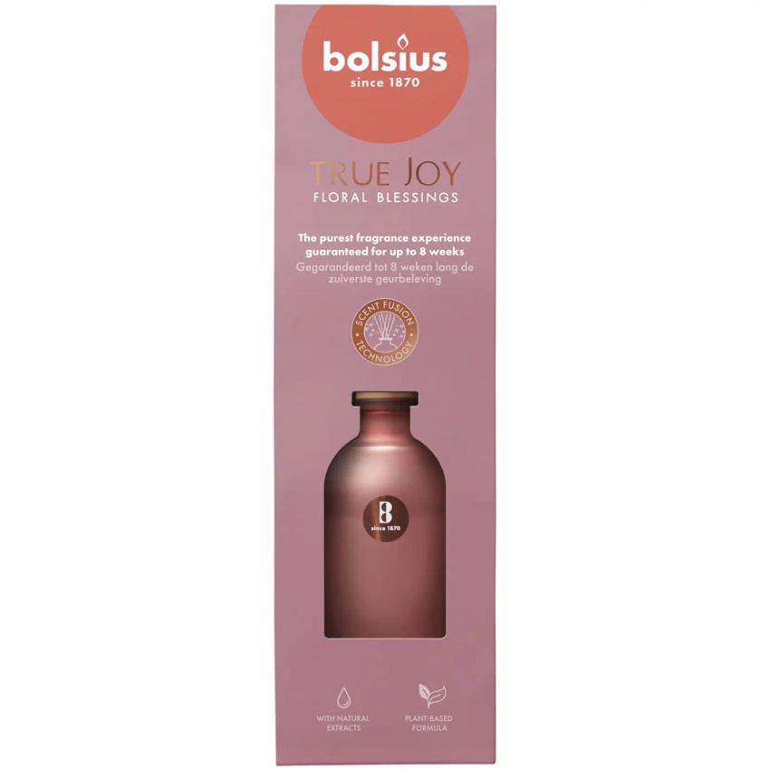 Bolsius dyfuzor zapachowy patyczki 80 ml True Joy w szkle - Floral Blessings