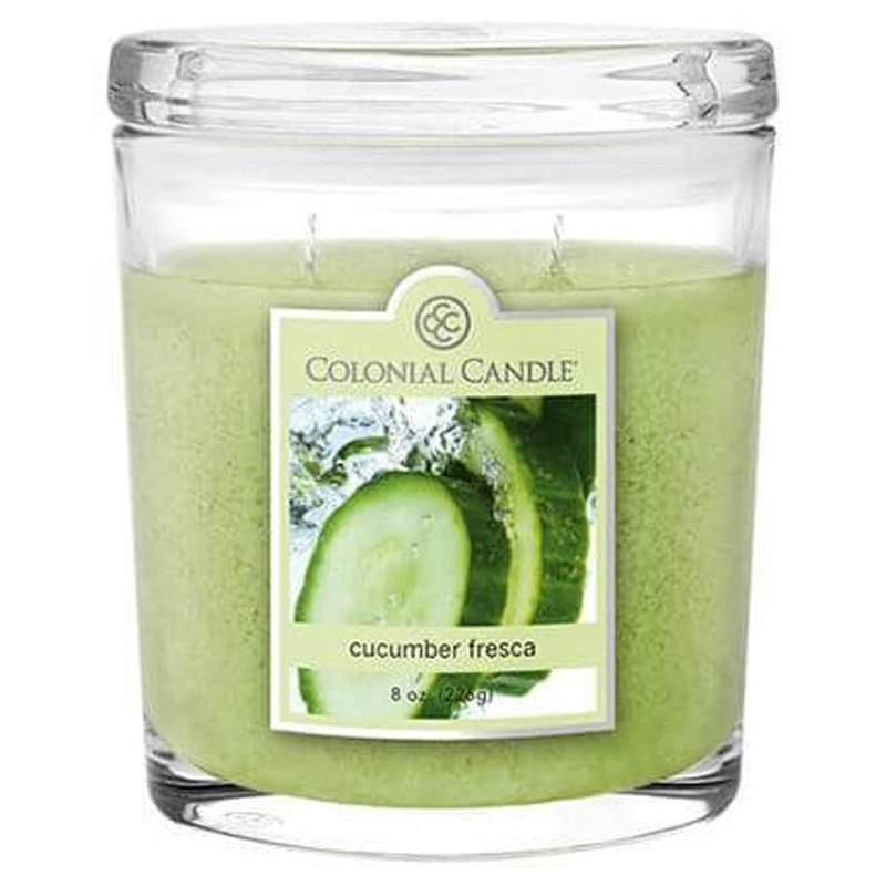 Oválná vonná svíčka Colonial Candle 226 g - Cucumber Fresca
