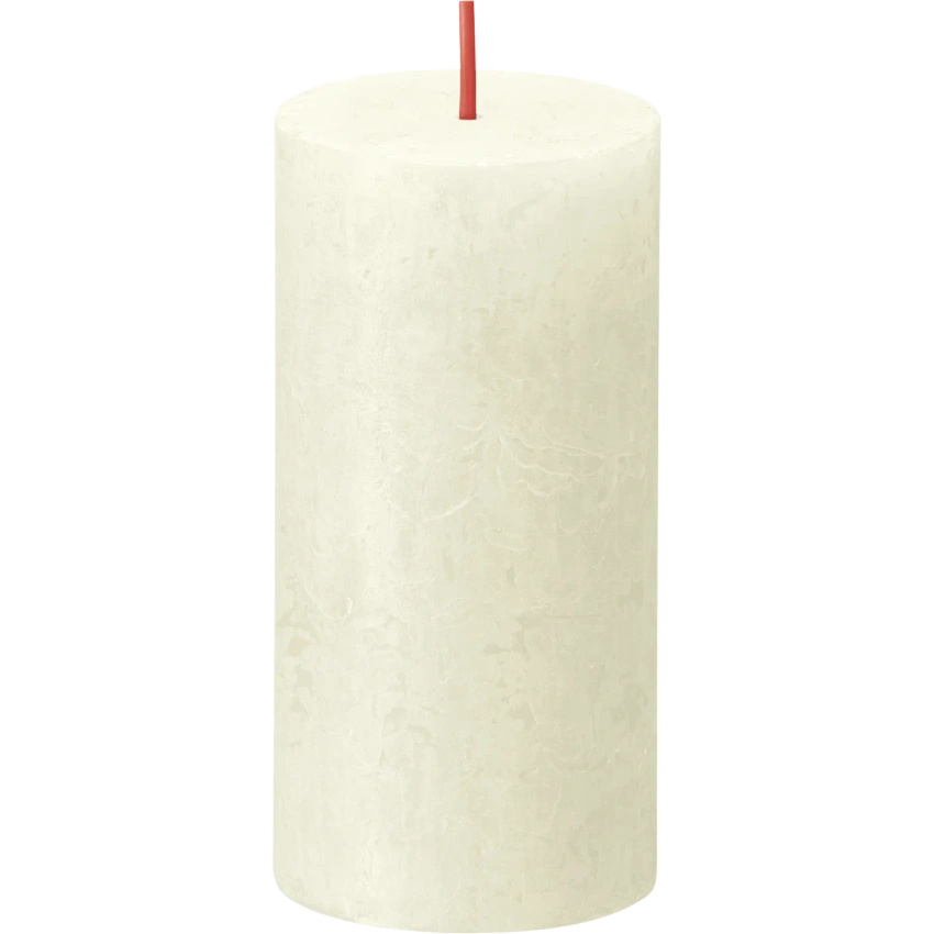 Bolsius candelabro rustico a tronco Rustic Shine 100/50 mm 10 cm - Perla fine
