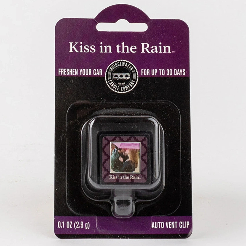 Zapach do samochodu Kiss In The Rain Bridgewater Candle AutoClip