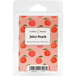 Candle World cera di soia profumata Juicy Peach 50 g Pesca