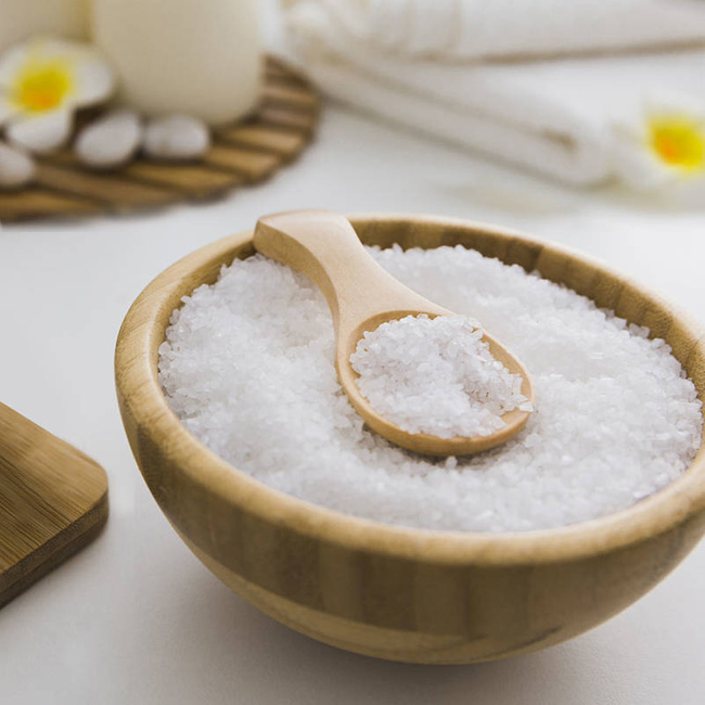 Přírodní koupelová sůl z Mrtvého moře a bio levandulových olejů 500 g Health & Beauty