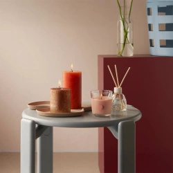 Bolsius Rustic Dárková sada Medium Peach - svíčky , vonné tyčinky, vonné svíčky - Peach