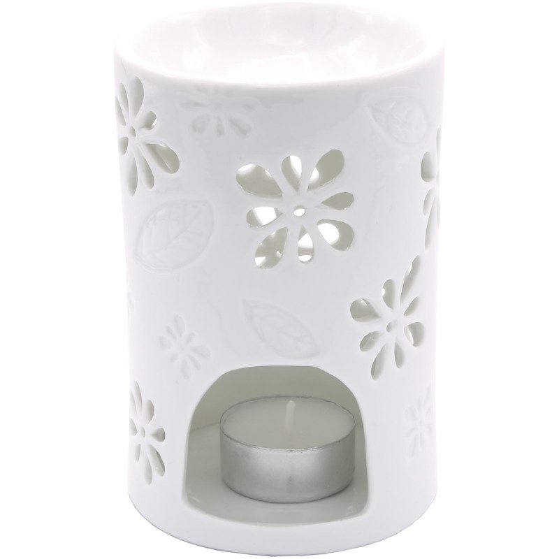 Geurbrander Nyl bloemen - Wit