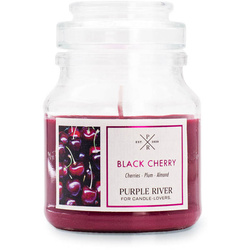Vela de soja aromática Black Cherry Purple River 113 g