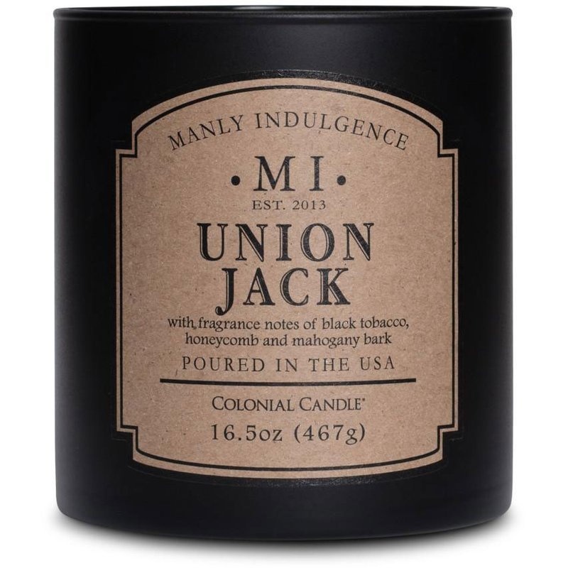 Candela di soia profumata da uomo Colonial Candle - Union Jack