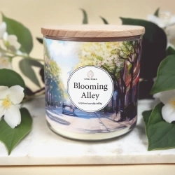 Candle World soy scented candle 3 wicks Blooming Alley 460 g Jasmine Lily of the Valley