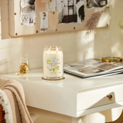 Yankee Candle Signature grande bougie florale dans un pot en verre 567 g - Midnight Jasmine