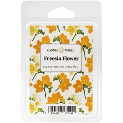Candle World cera perfumada de soja Freesia Flower 50 g Freesia