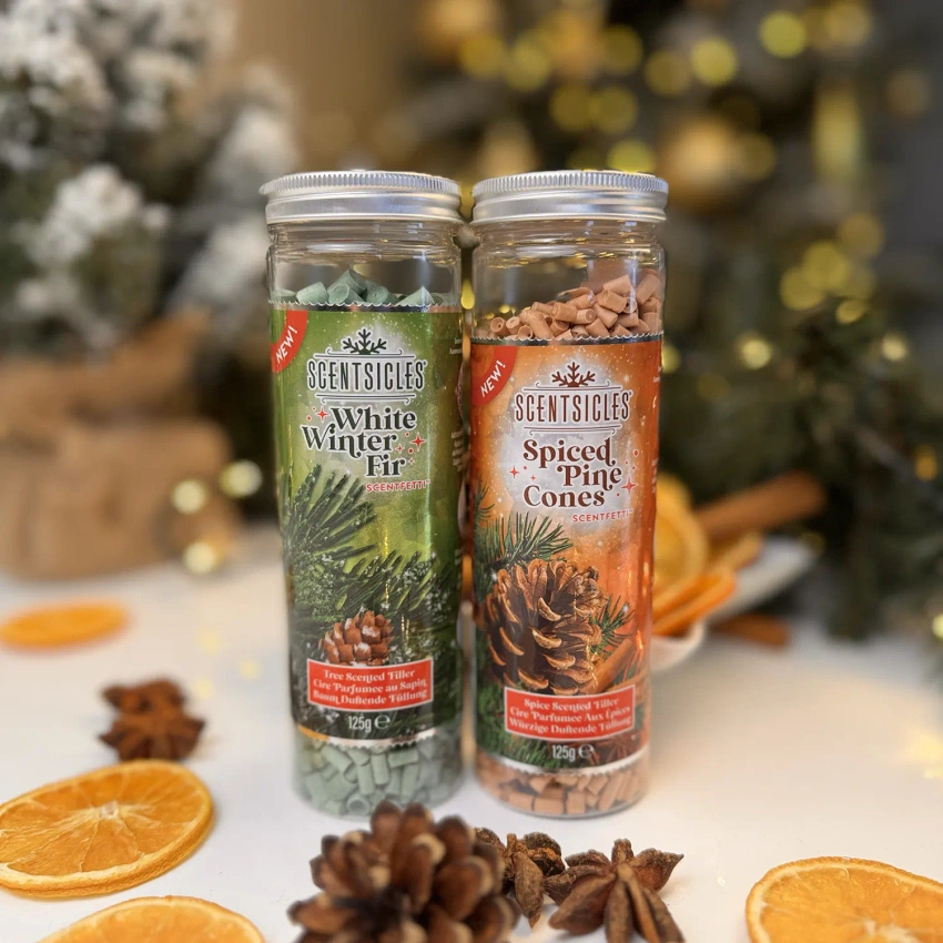 Scentsicles Scentfetti Duftgranulat Duftpapier für Duftlampe elektrische Spiced Pine Cones 125 g