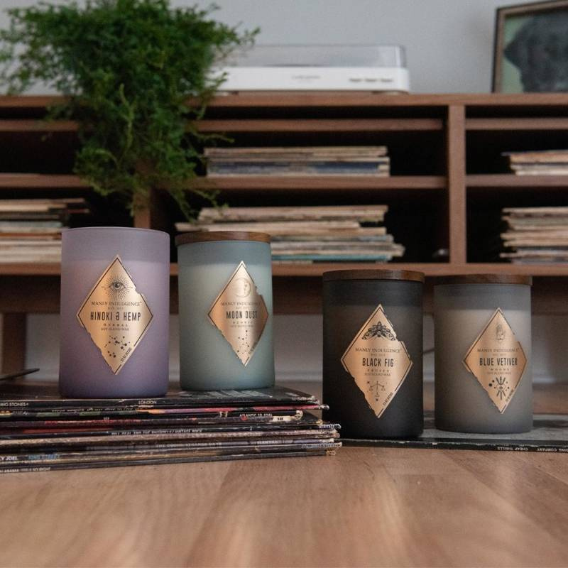 Männer Duftkerze aus sojawachs Hinoki Hemp Colonial Candle