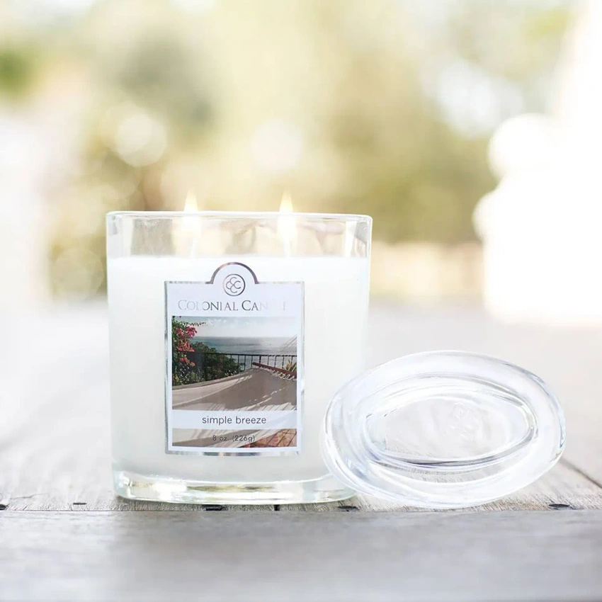 Vela perfumada ovalada Colonial Candle 226 g - Simple Breeze