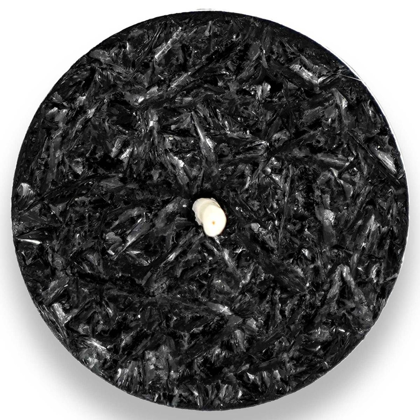 Bougie rituelle chakra nettoyer l'aura bougie chauffe-plat - Le noir 