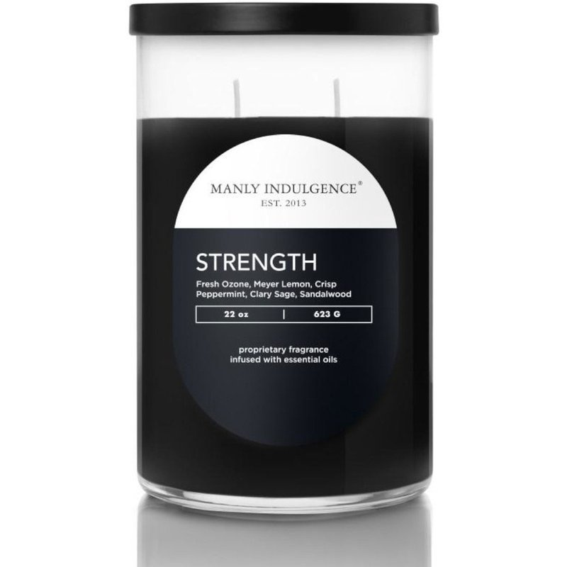 Candela di soia profumata per lui Strength Colonial Candle