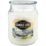 Świeca zapachowa naturalna Saltwater Lotus Candle-lite